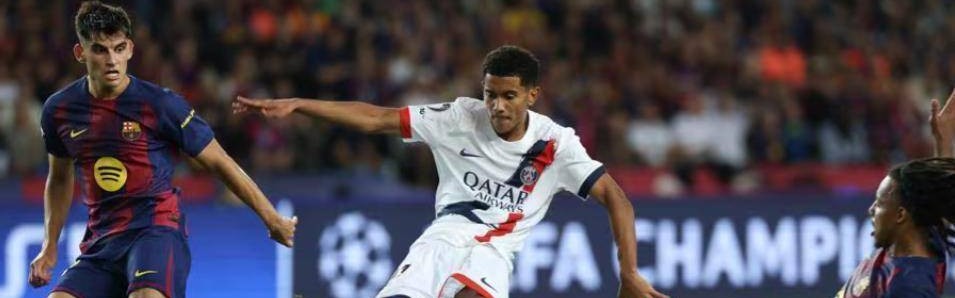 补时的90分钟，巴萨1-2被巴黎绝杀！5万球迷哑言无声