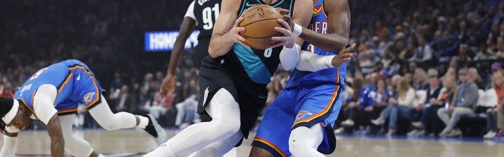 杨瀚森3分5板亚历山大30分 开拓者负雷霆