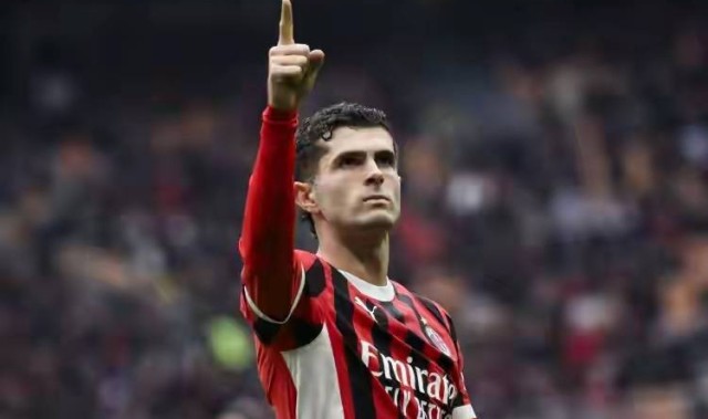 意甲媒体统计：普利西奇平均64分钟1球，超高效率冠绝意大利！联赛7球与劳塔罗并列榜首！